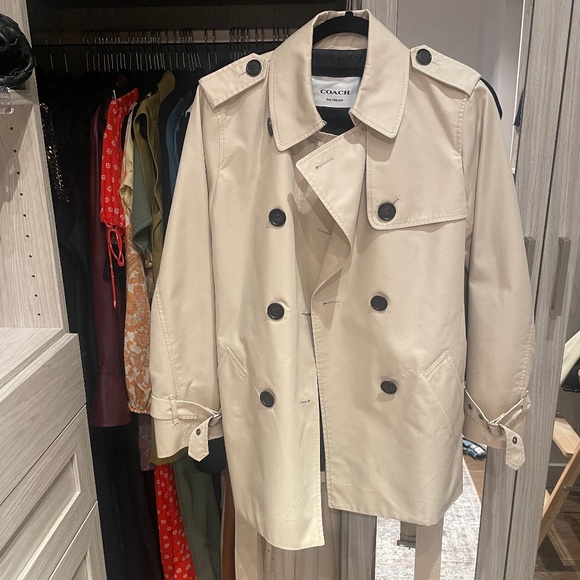 Coach Short Trench coat - Picture 1 of 3